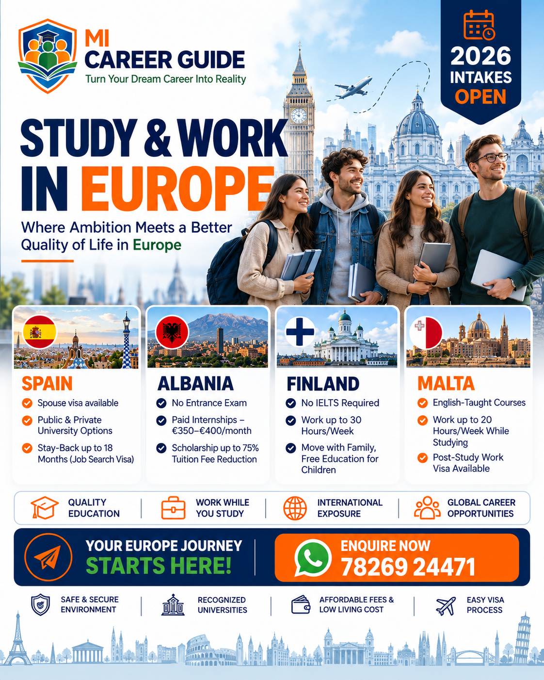 Study and Work in Europe - MI Career Guide